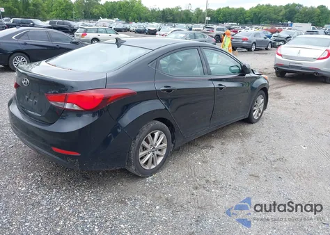 2015 Hyundai Elantra Se from USA, damaged, VIN 5NPDH4AE2FH596249